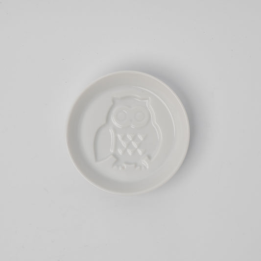 Silhouette Sauce Dish / Owl / 8.2D 1.8H