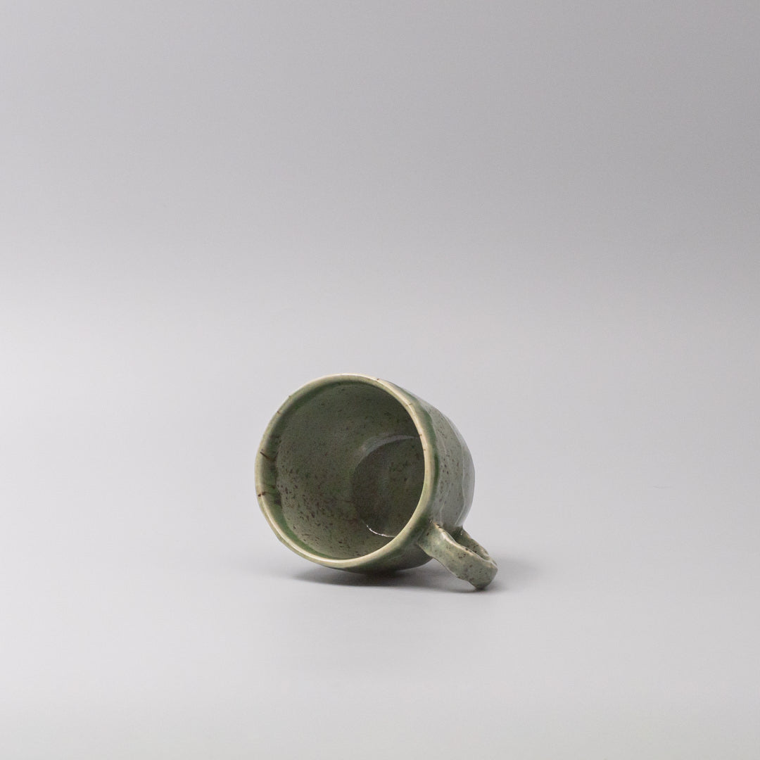 Mug Gift 250ml Oribe Green Drip Glaze