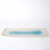 Okinawa Glaze / Sashimi Platter 35.2cm / 35.2 x11 2H