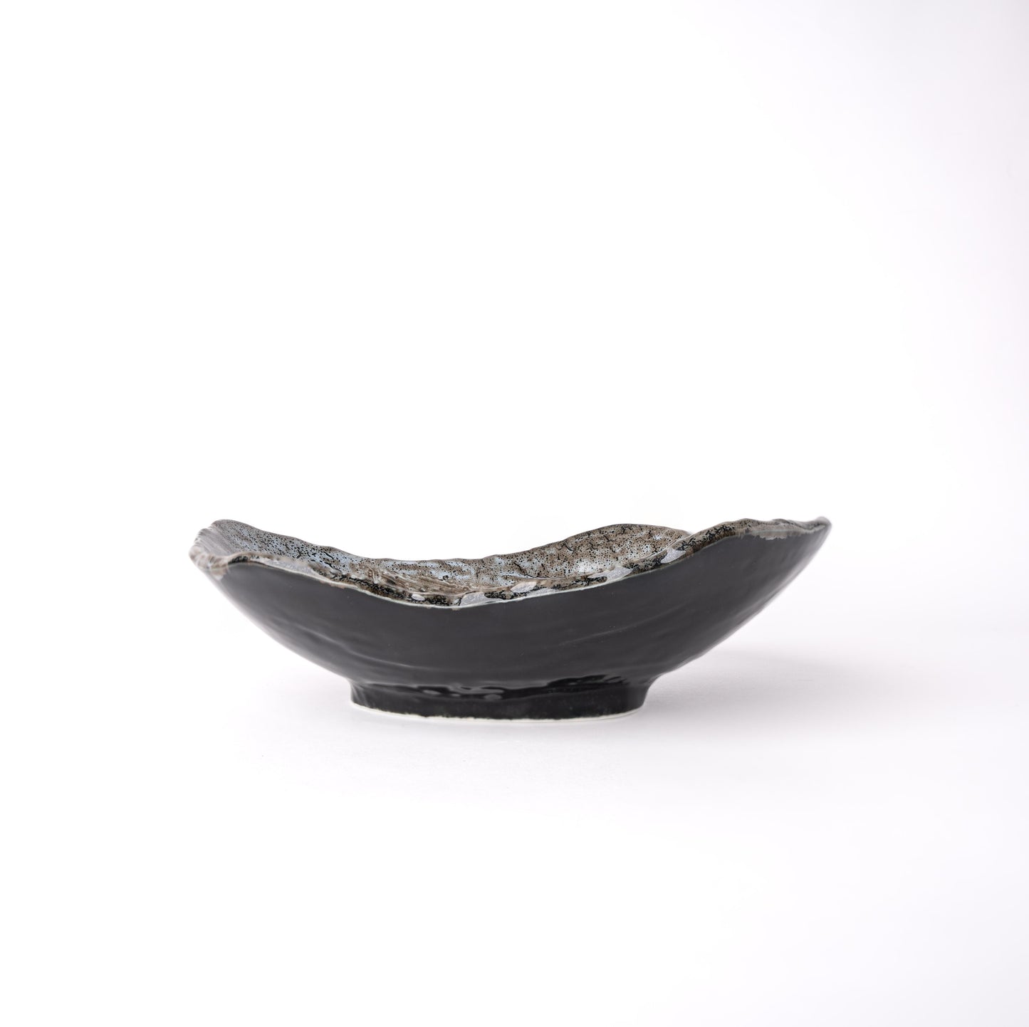 Shiranami Glaze / Large Sushi Plate 22cm / 22 x 18 6.5H