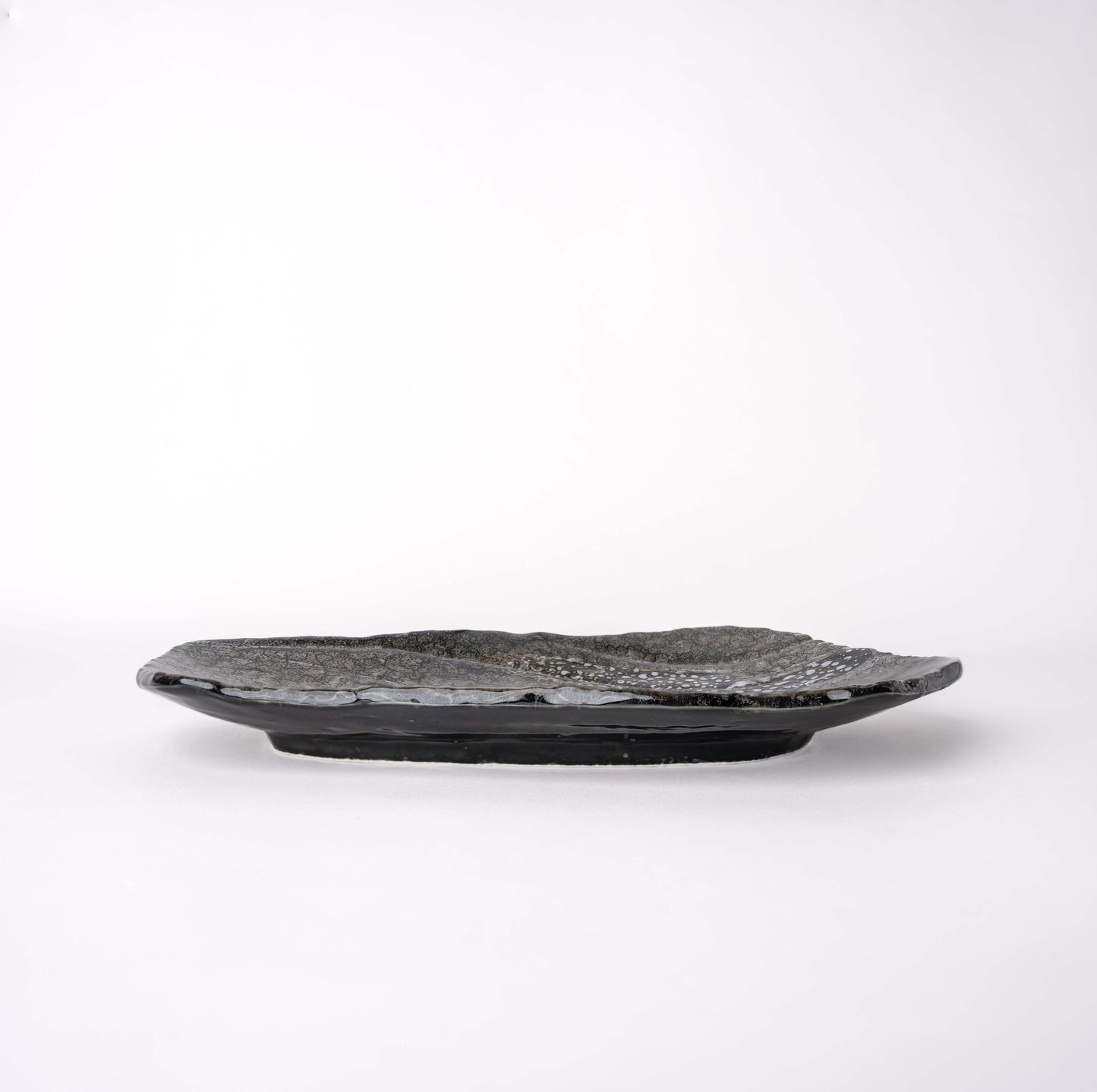 Shiranami Glaze / Sashimi Plate 27cm / 27 x 17 3H