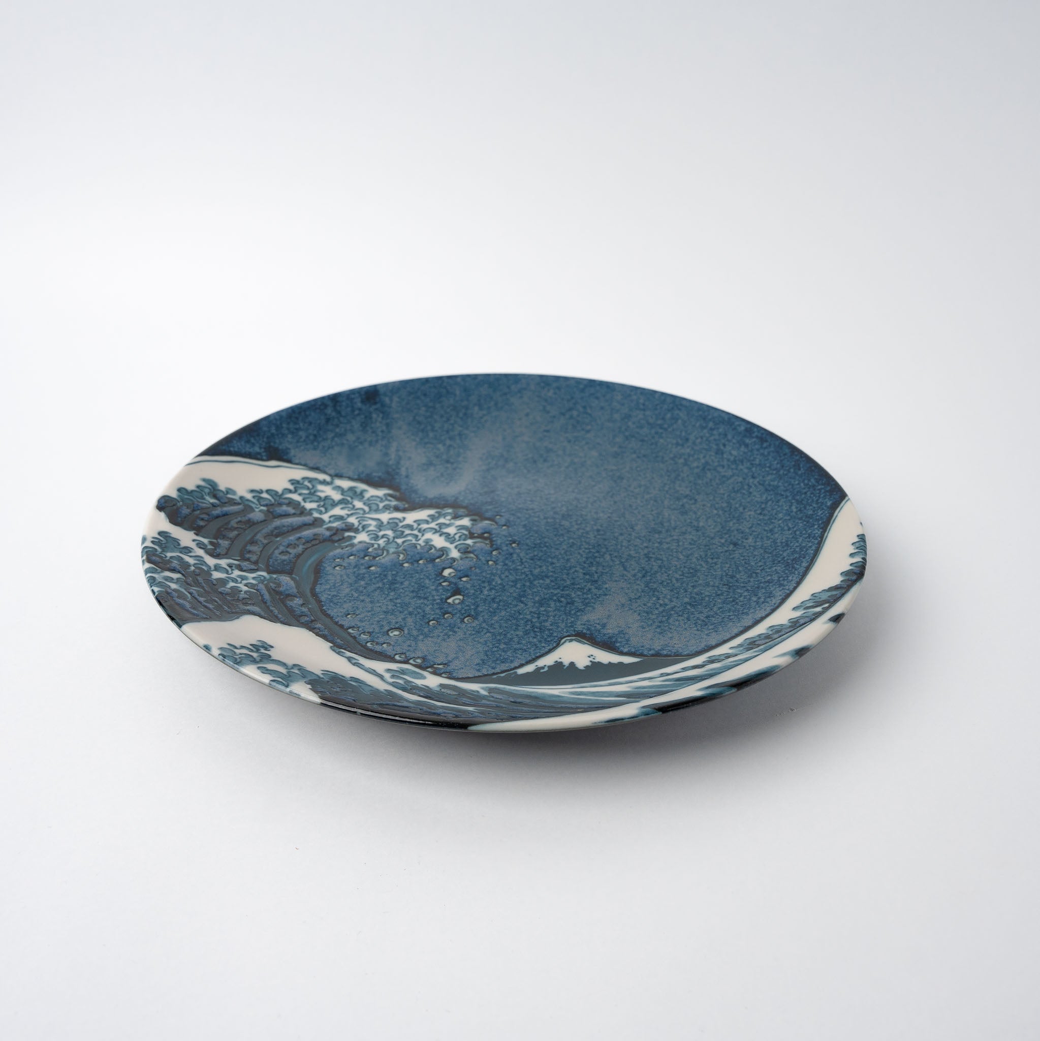 Japanese Tableware Wave Pattern Plate 27.5cm Hokusai Great Wave Design – Made In Japan | Japanese Tableware