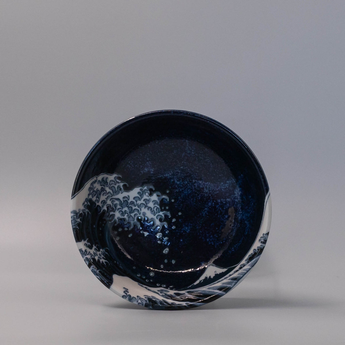 Udon Bowl 19.5cm Hokusai Great Wave Design