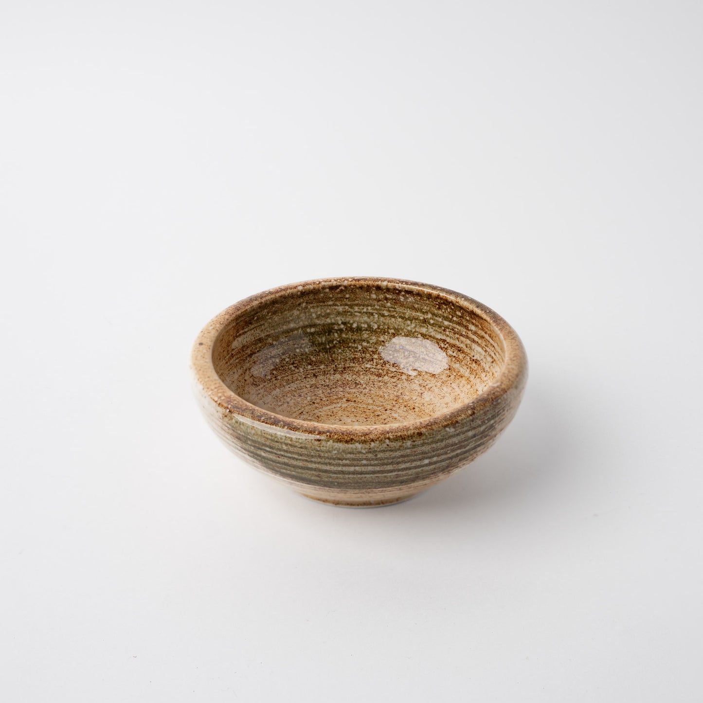 Small Thick Edge Bowl, 12 cm / Tan Brown