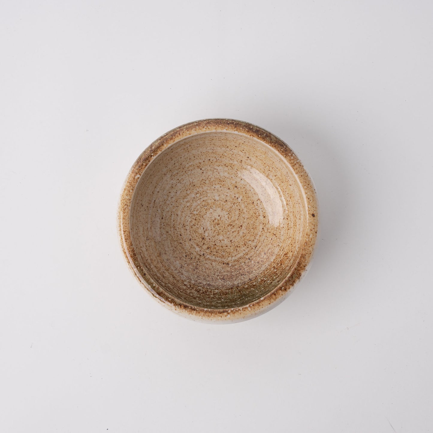 Small Thick Edge Bowl, 12 cm / Tan Brown