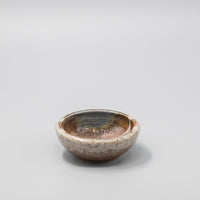 Bowl 12cm Orange stripe Glaze