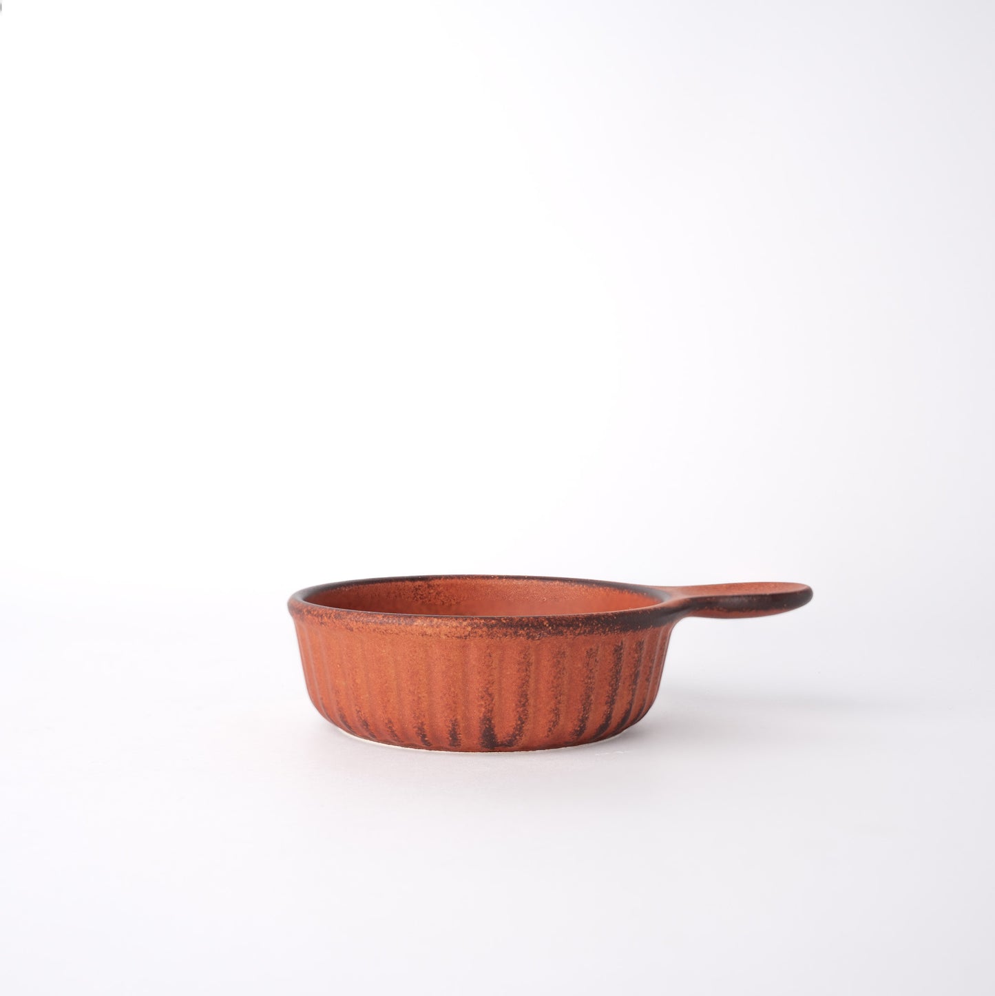 Orange Donabe Oven Pot with Handle