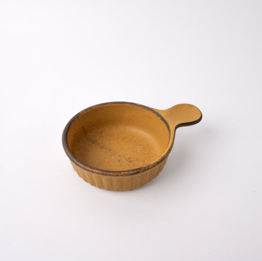 Yellow Donabe Oven Pot with Handle