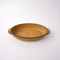 Oven Pot 24cm Oval Large Yellow Donabe