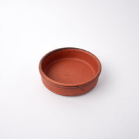 Orange Donabe 13cm Oven Dish High Side