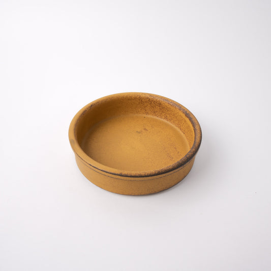 Yellow Donabe Oven Dish High Side Large