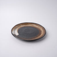 Plate 24cm Brushstroke Black