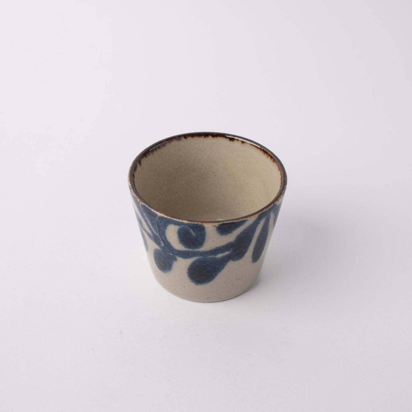 Soba Cup 175 ml / Blue on Cream Design