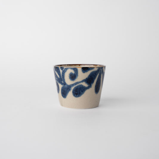 Soba Cup 175 ml / Blue on Cream Design