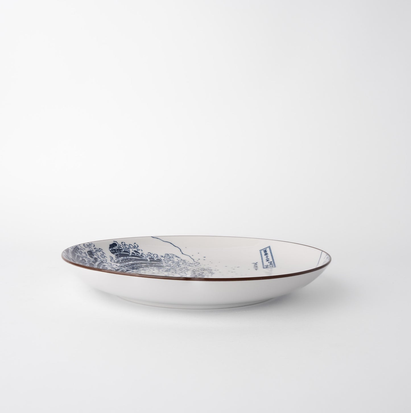 Plate Great 21.6 cm, Wave Design