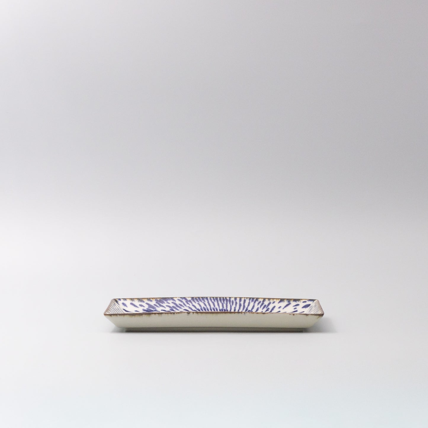 Sushi Plate 25cm Speckled Swirl Design