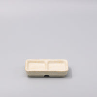 Sauce Dish Double 13cm Oatmeal Glaze