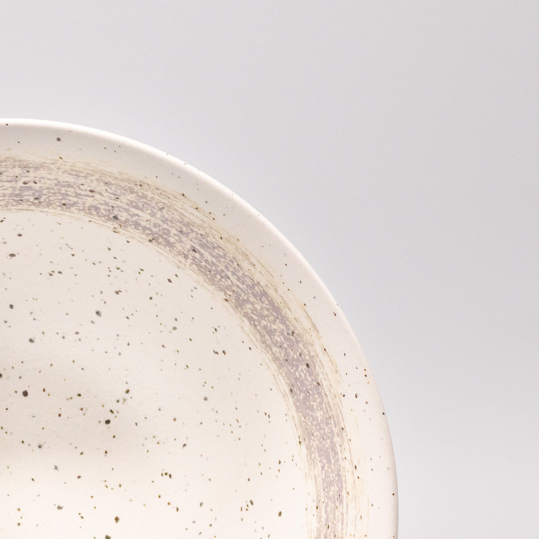 Ramen Bowl Large 21.2cm Speckled White Zen