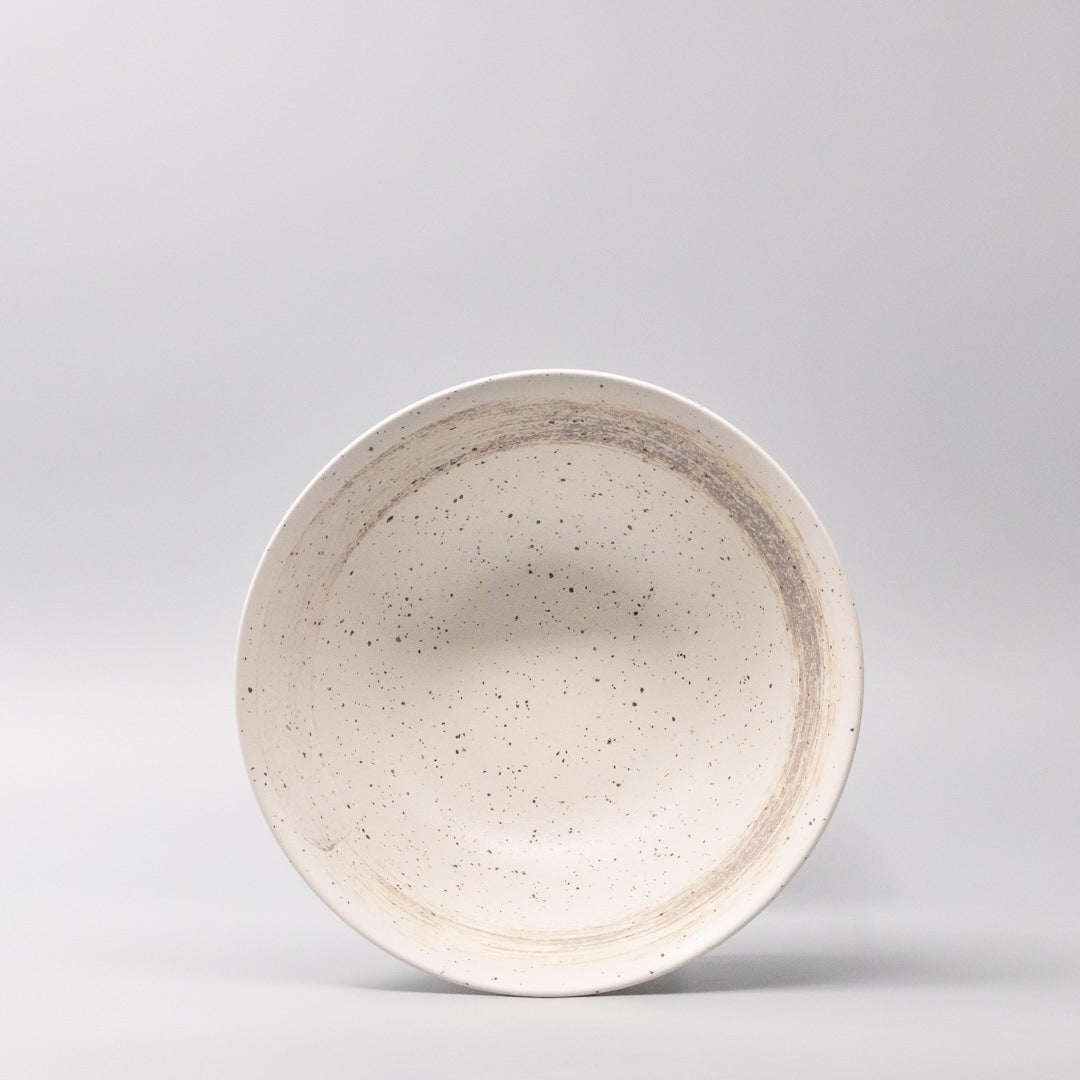 Ramen Bowl Large 21.2cm Speckled White Zen