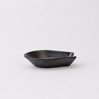 Spoon Rest Small Kanso Matte Black Glaze