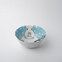 Bowl Kids 14cm Kawaii Blue Design