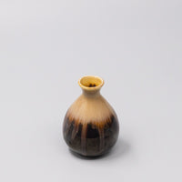 Sake Jug 180ml Black Gloss Sunflower Drip Glaze