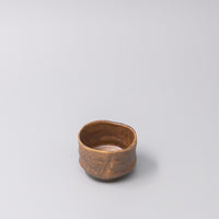 Sake Cup Ochre Glaze