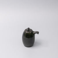 Soy Pot 160ml Moss Black Glaze
