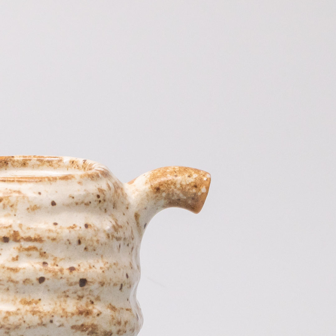 Soy Pot Rustic White Sand