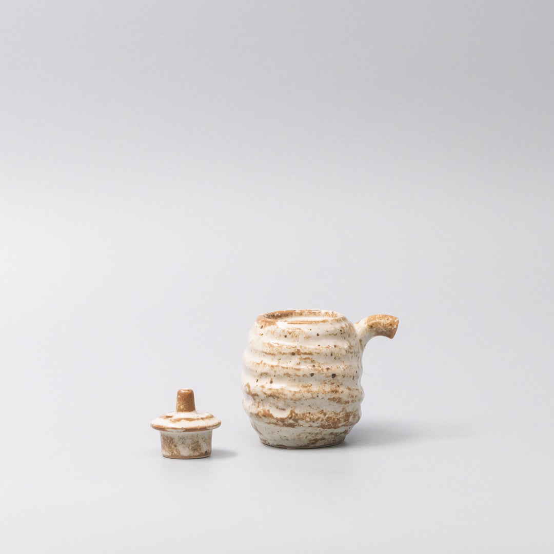 Soy Pot Rustic White Sand