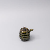 Soy Pot Sage Brown Glaze