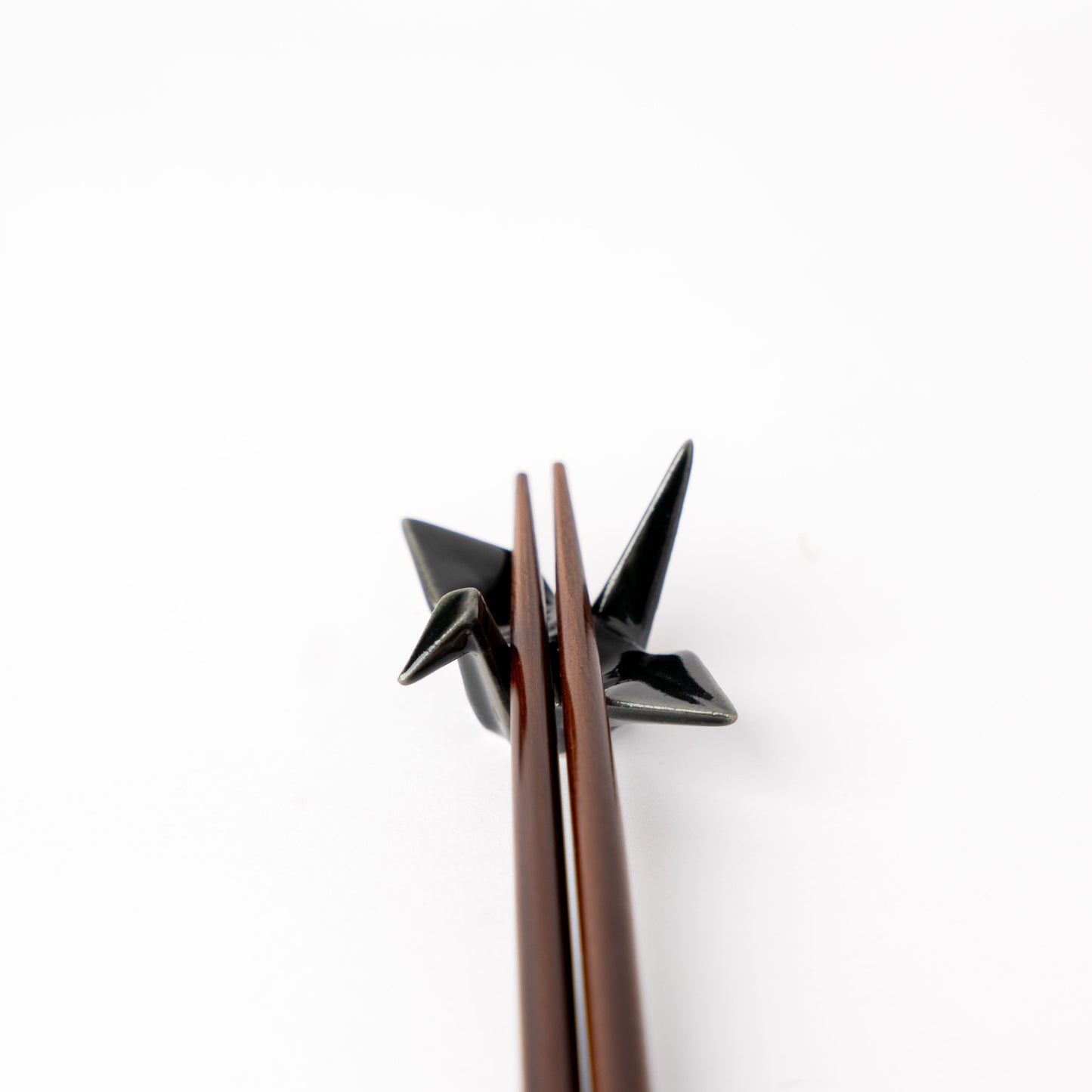 Origami Crane Chopstick Rest / Black