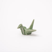 Origami Crane Chopstick Rest / Green