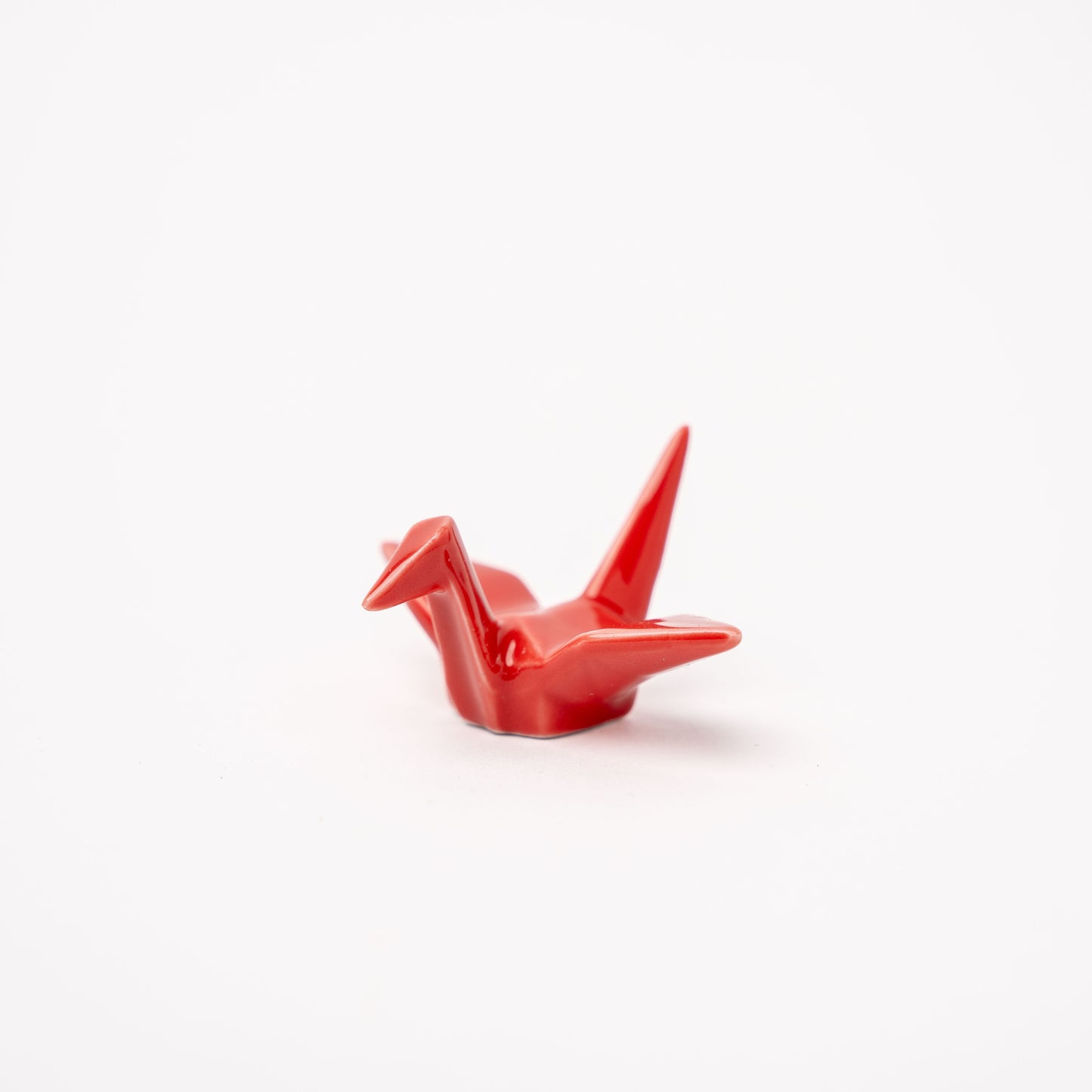 Origami Crane Chopstick Rest / Red