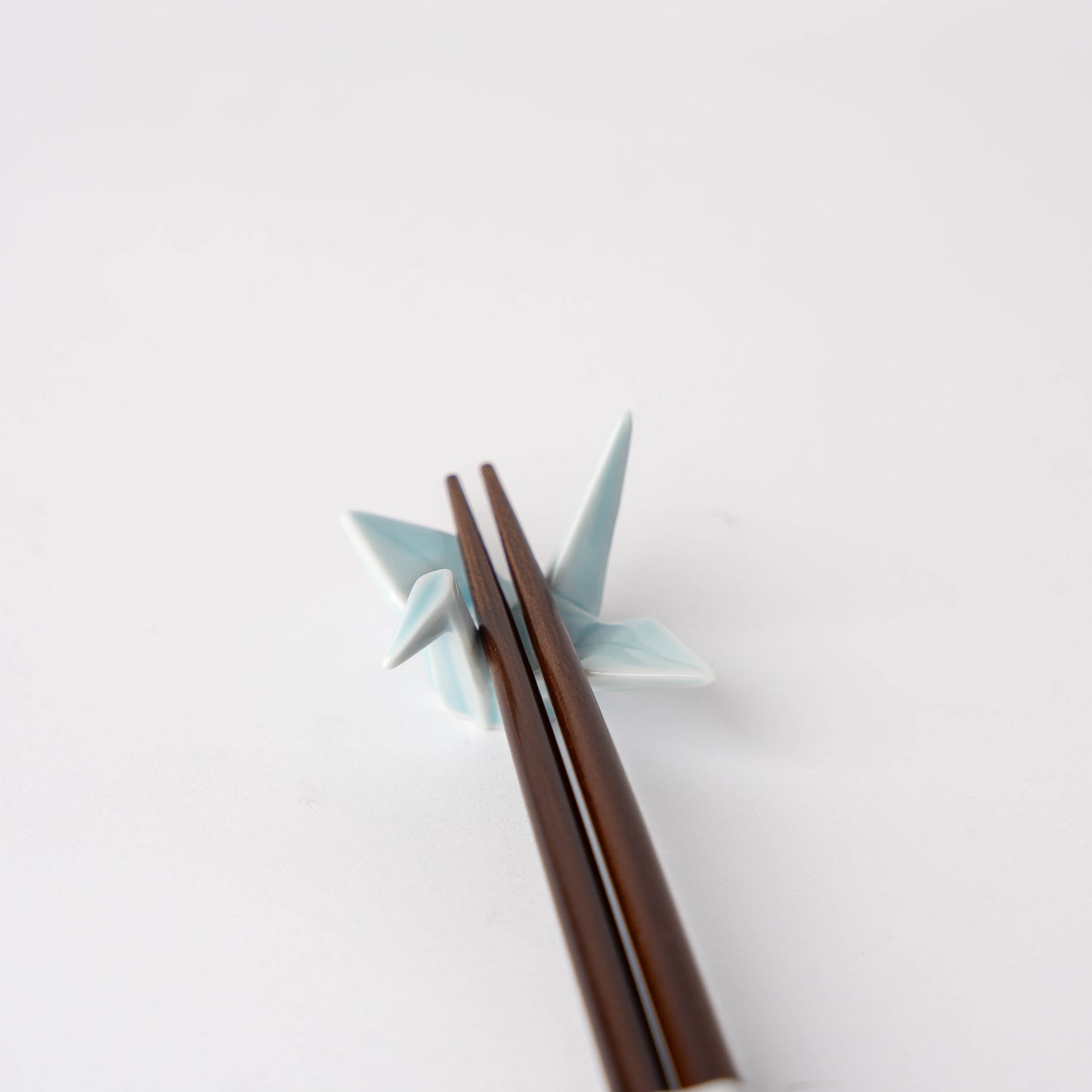 Origami Crane Chopstick Rest / Light Blue