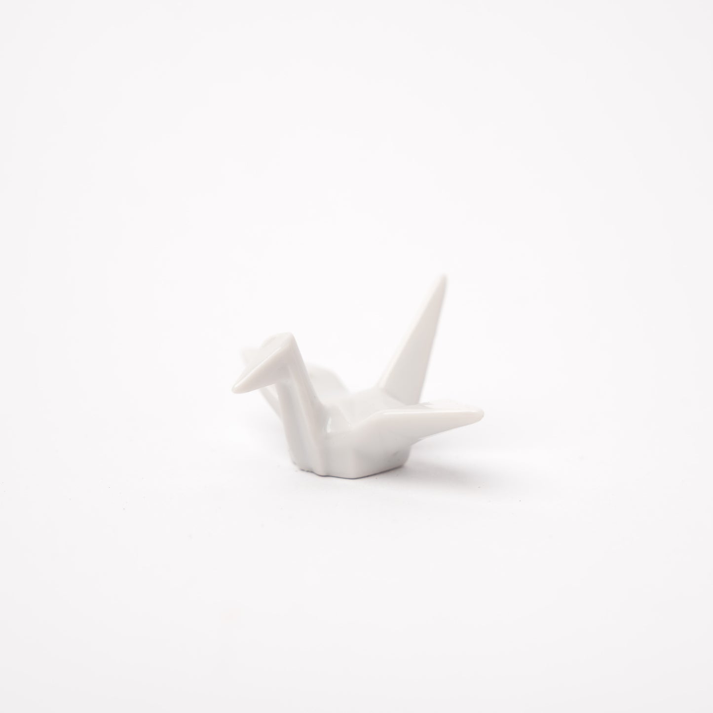 Origami Crane Chopstick Rest / White