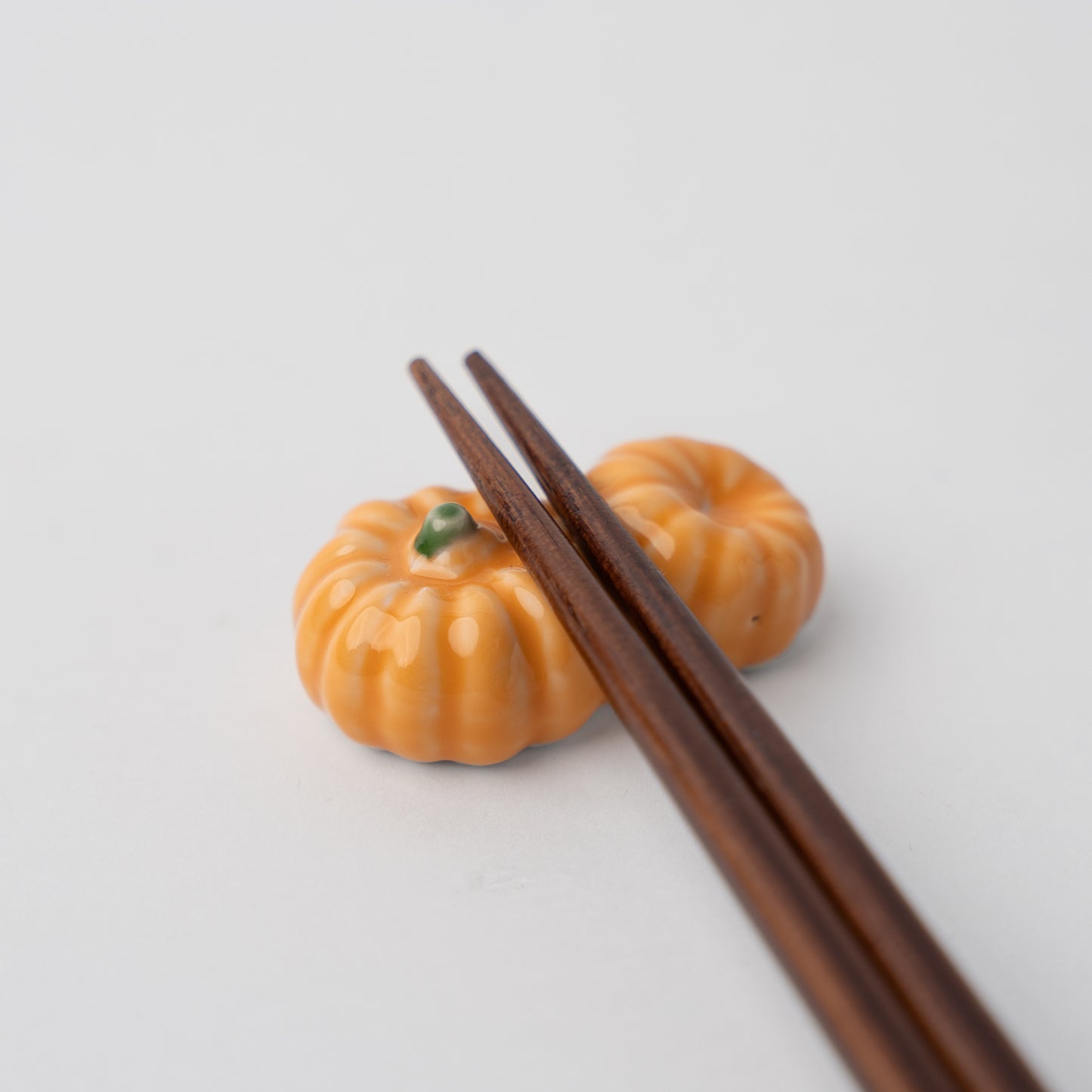 Vegetable Chopstick Rest / Orange Pumpkin