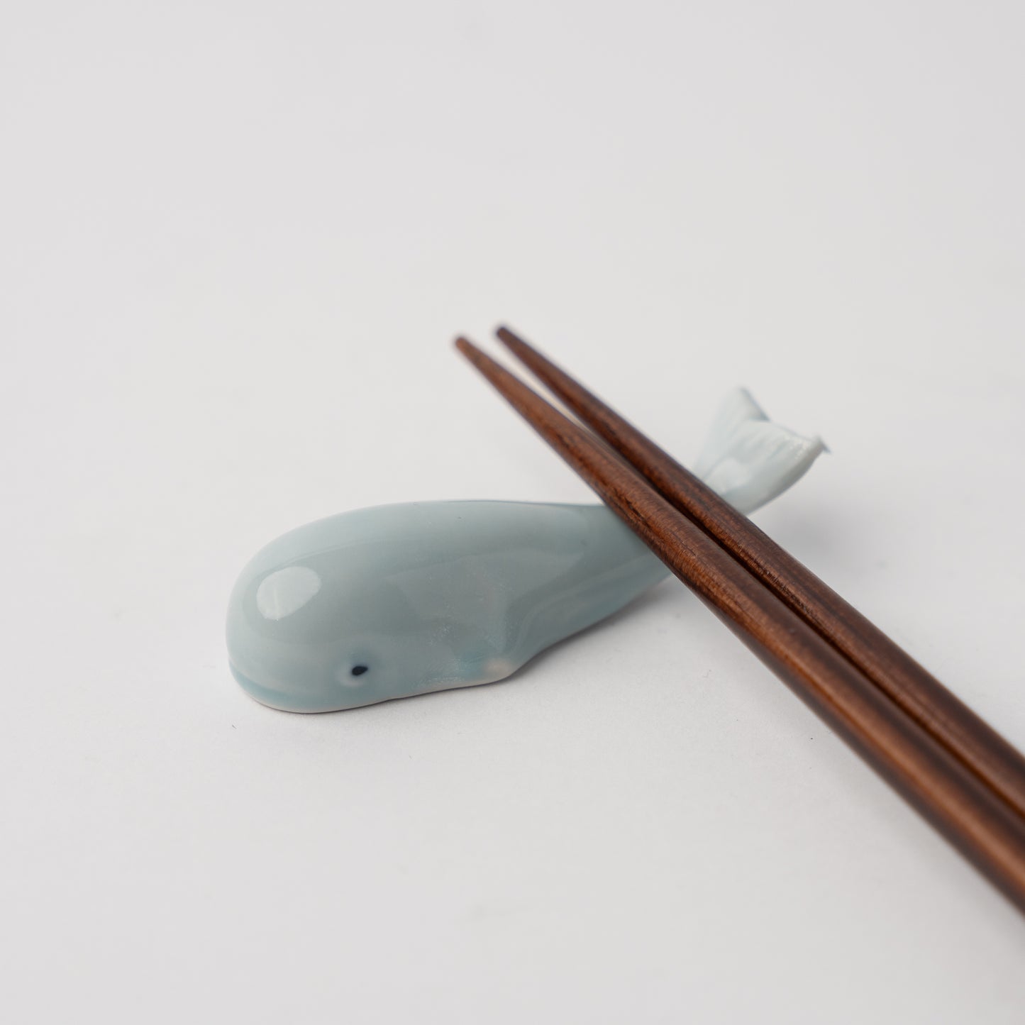 Ice Blue Chopstick Rest / Whale