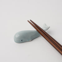 Ice Blue Chopstick Rest / Whale