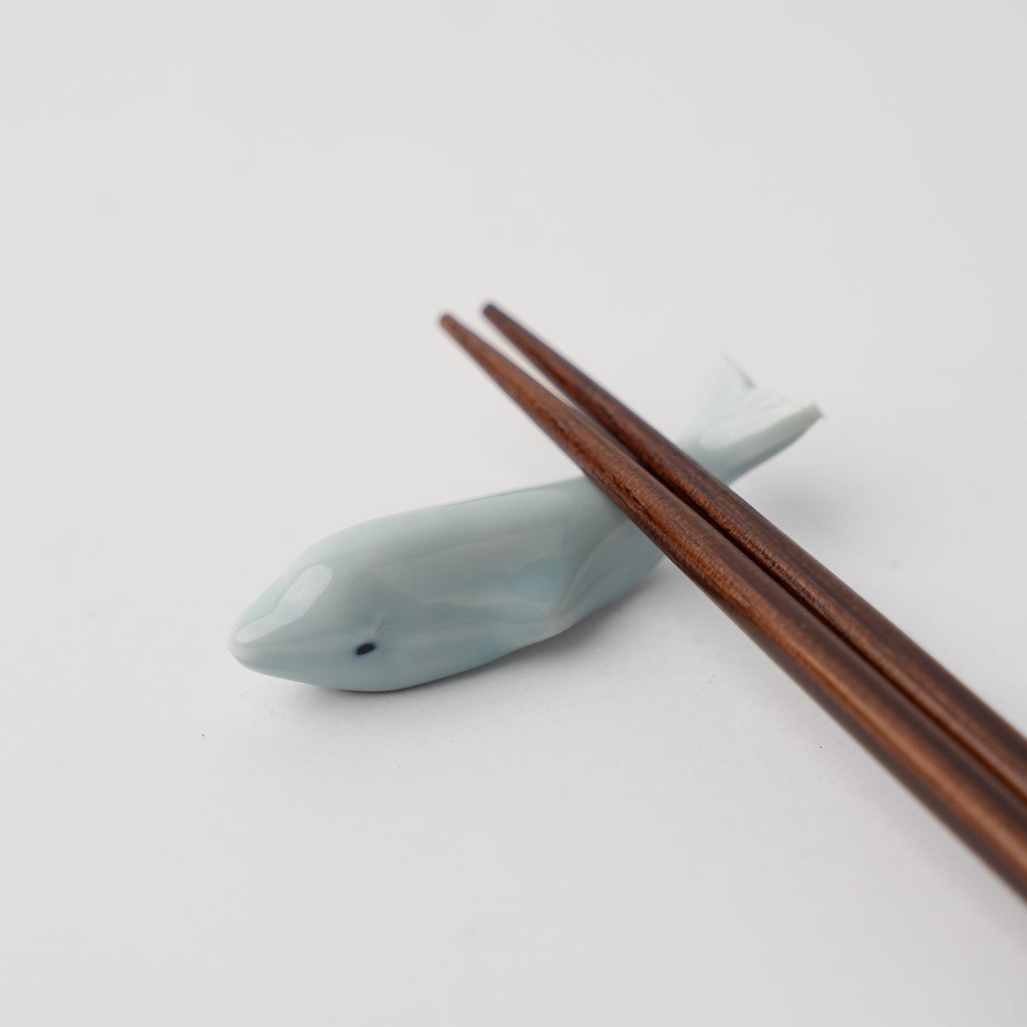 Ice Blue Chopstick Rest / Dolphin