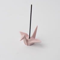 Origami Crane Incense Holder / Pink