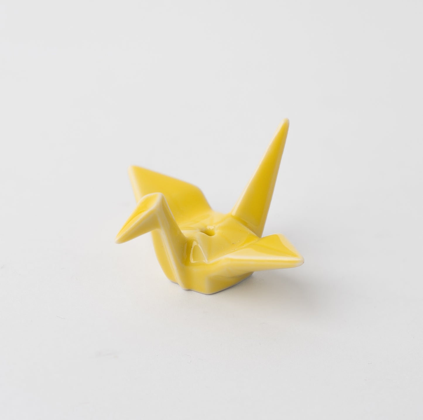 Origami Crane Incense Holder / Yellow