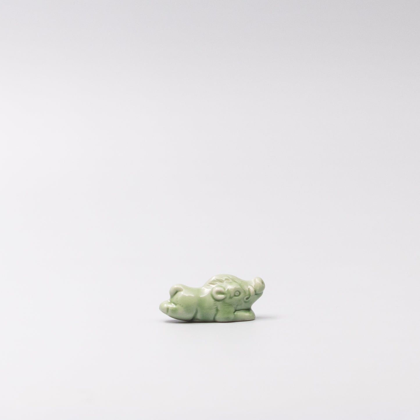 Chopstick Rest Green Boar