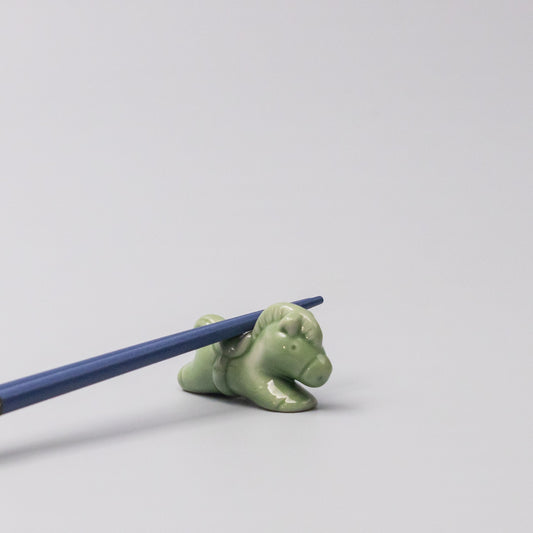 Chopstick Rest Green Horse