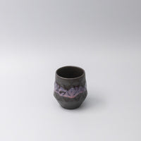 Sushi Cup 350ml Purple Red Drip On Black Design