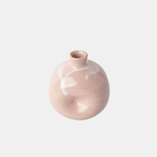 Assorted Small Vase / Clay Pink Squashed