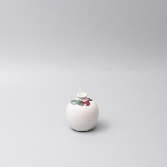 Vase Small Tricolor White Round