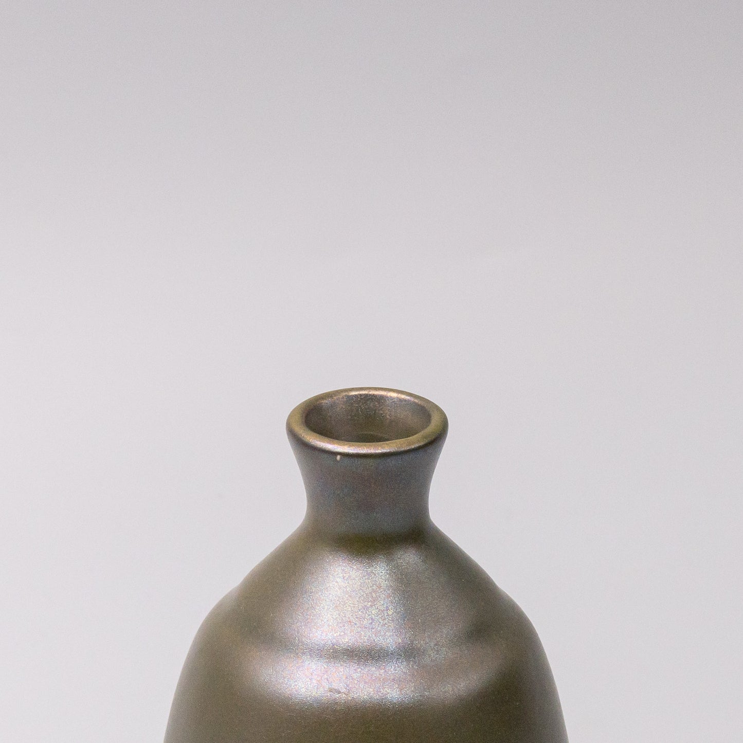 Sake Jug 8cm 275ml Olive Lustre Glaze