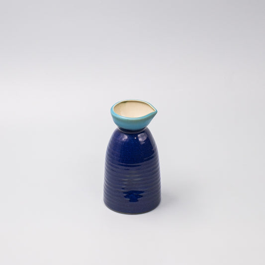 Sake Jug 500ml Dark Blue Aqua Glaze