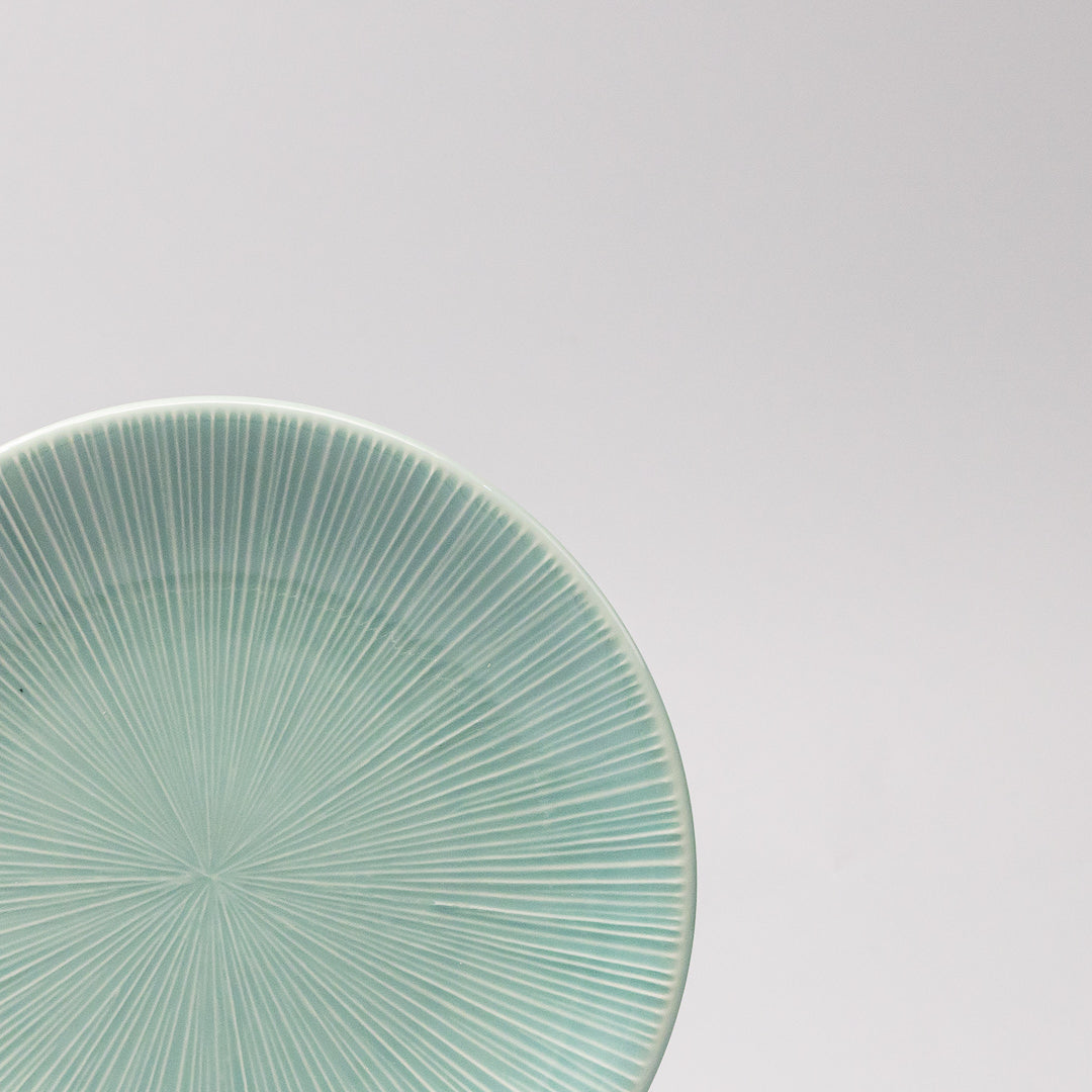 Plate 18cm Soft Teal Glaze